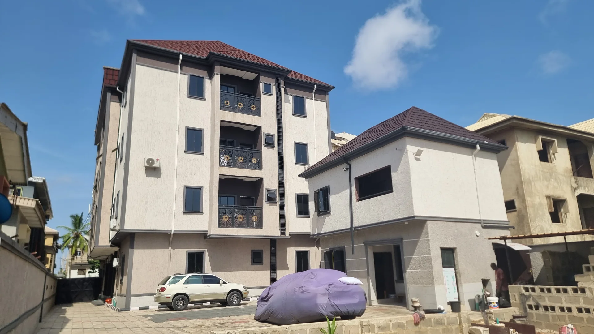 Exterior house painting transformation by OFPAD