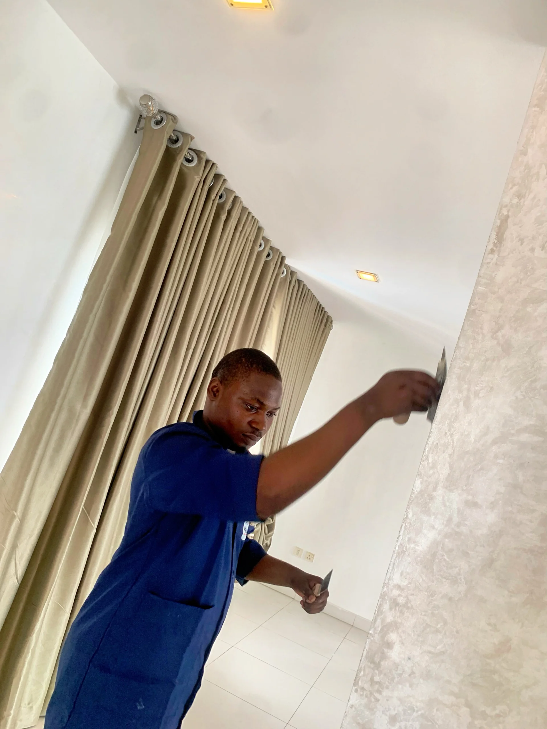 Luxury interior painted with OFPAD Silk Paint