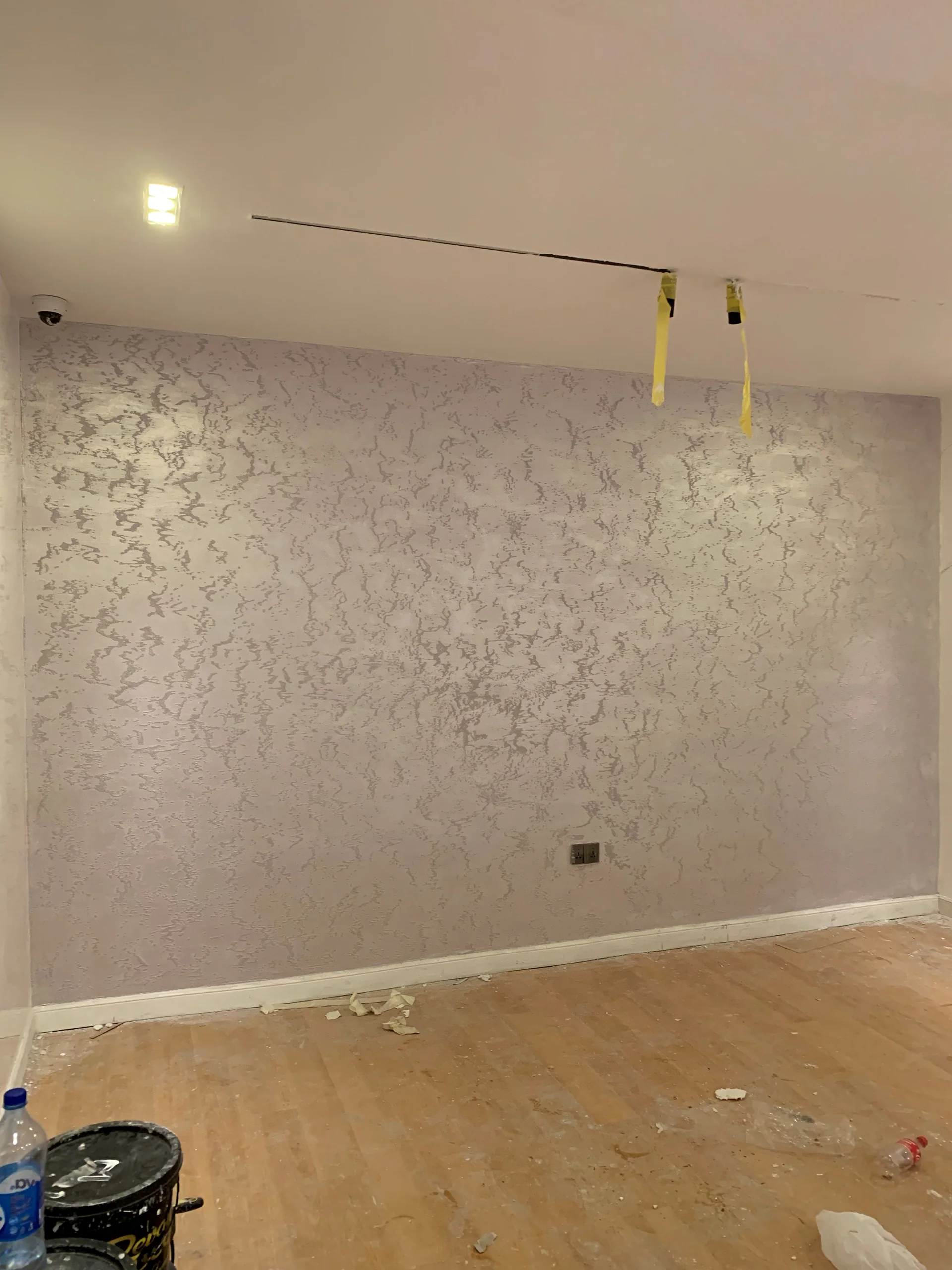 Decorative wall finish art